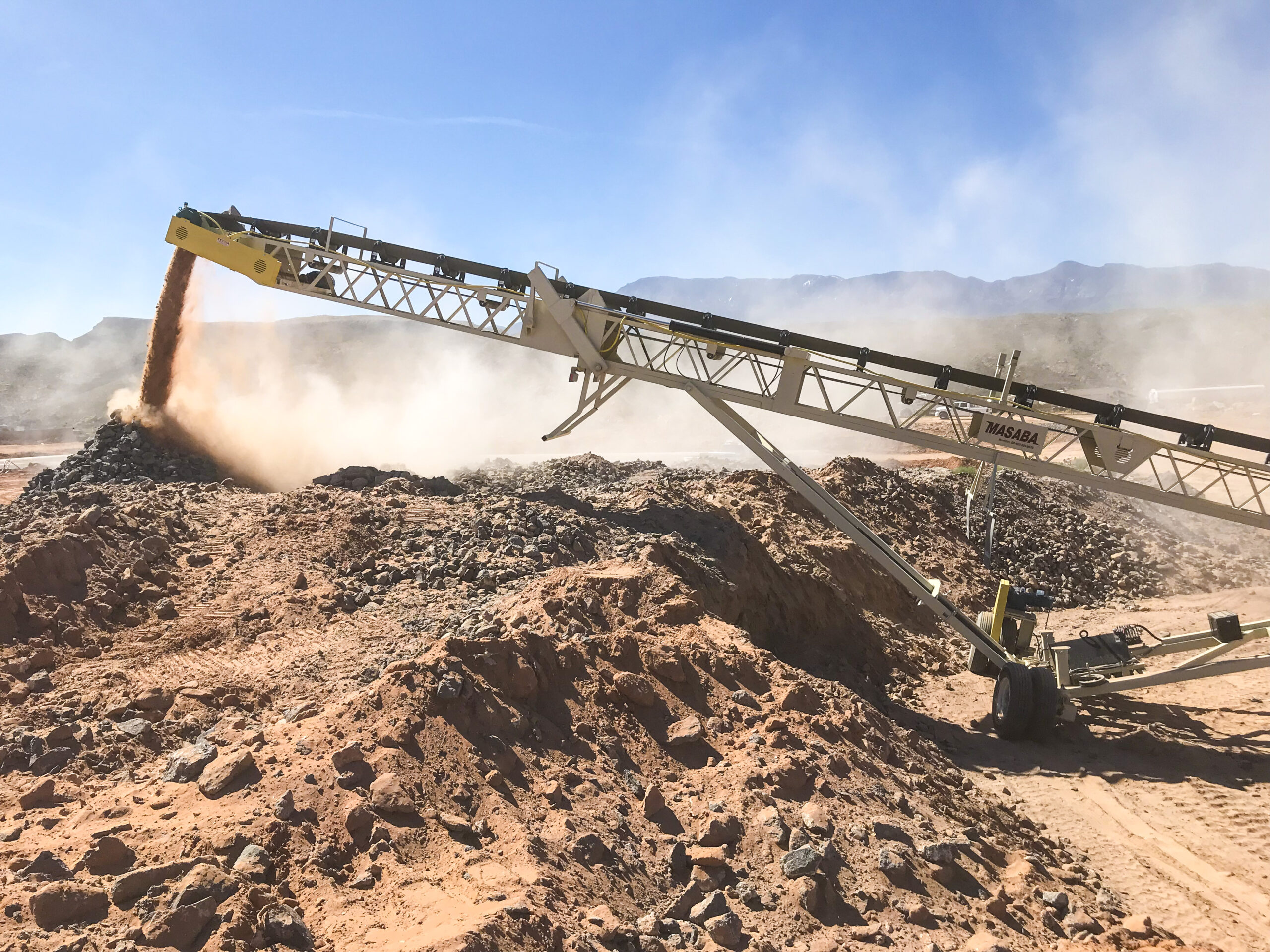 Masaba Radial Stacker Conveyor